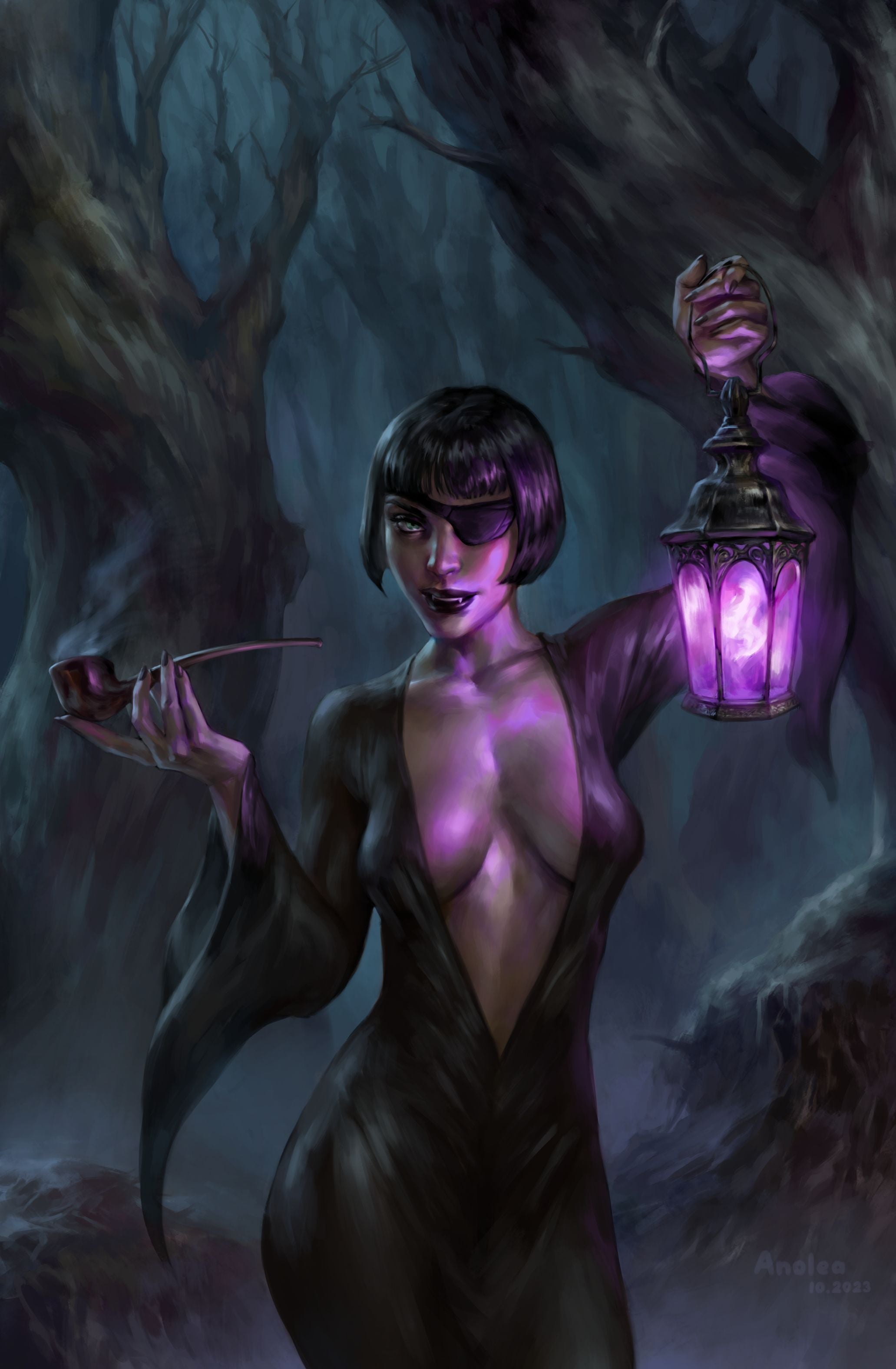 11 x 17 Print, Ruxy Vampire #1 Art by Anolea Nova