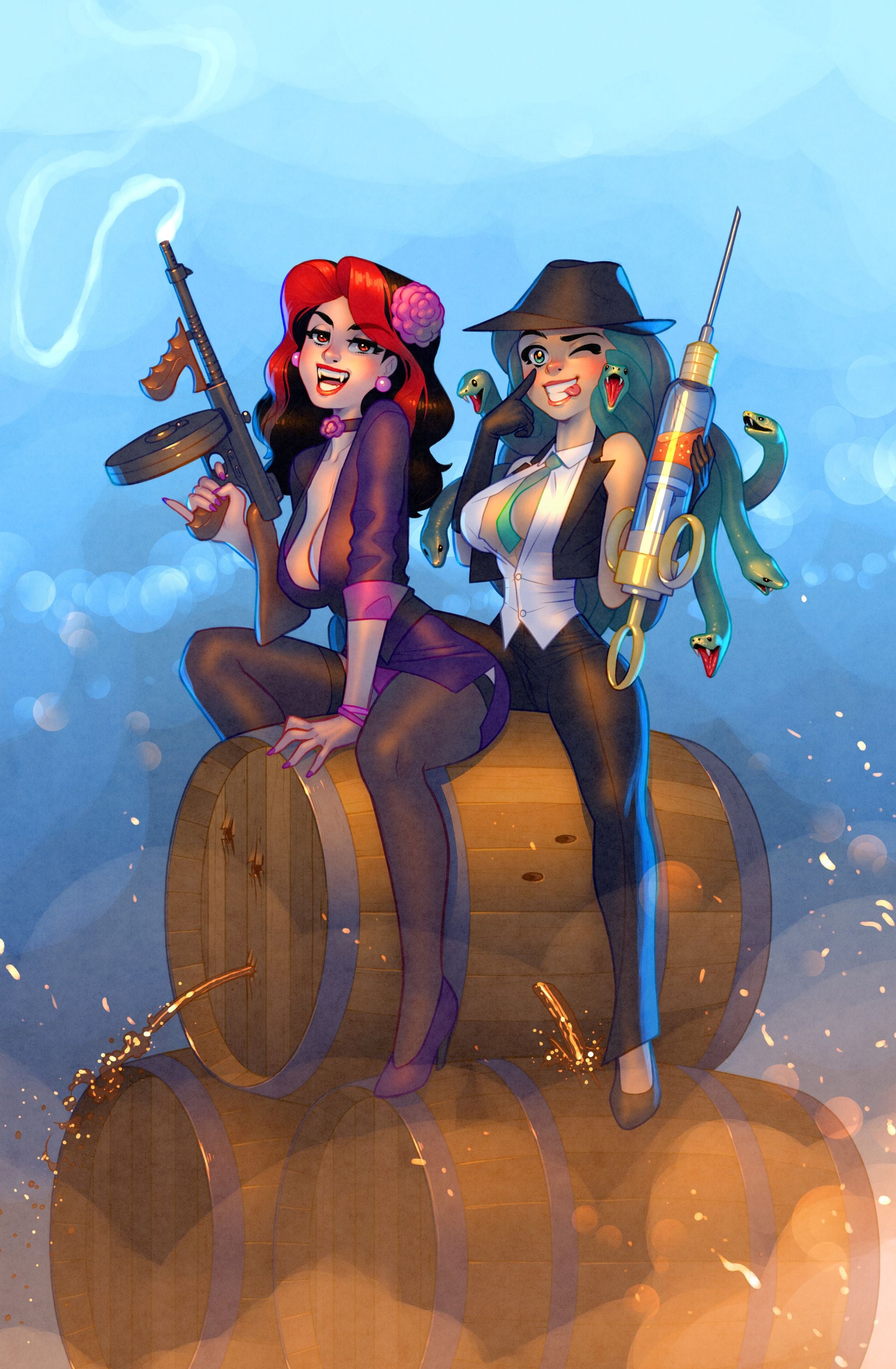 11 x 17 Print, Ruxy Vampire #1 Art by Sykosan