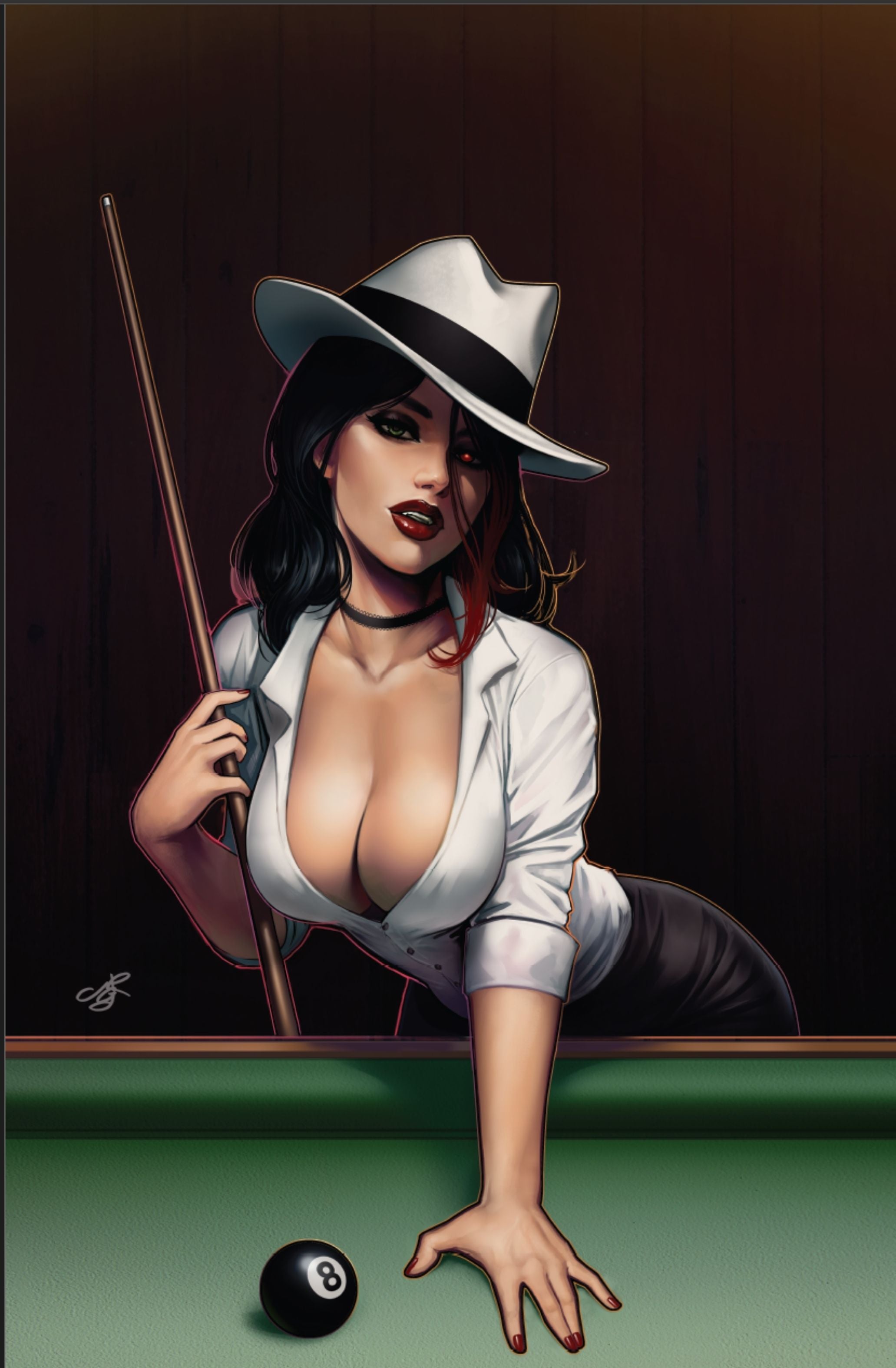 11 x 17 Print, Ruxy Vampire #2 Art by MR Gunn