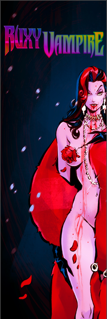 Ruxy Vampire Metal Bookmark