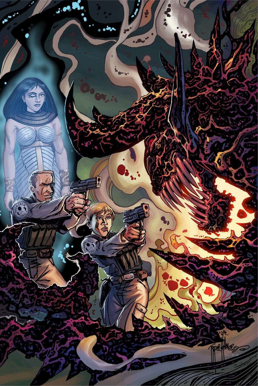 11 x 17 Print, S & S Issue #2 Art by Topper Helmers